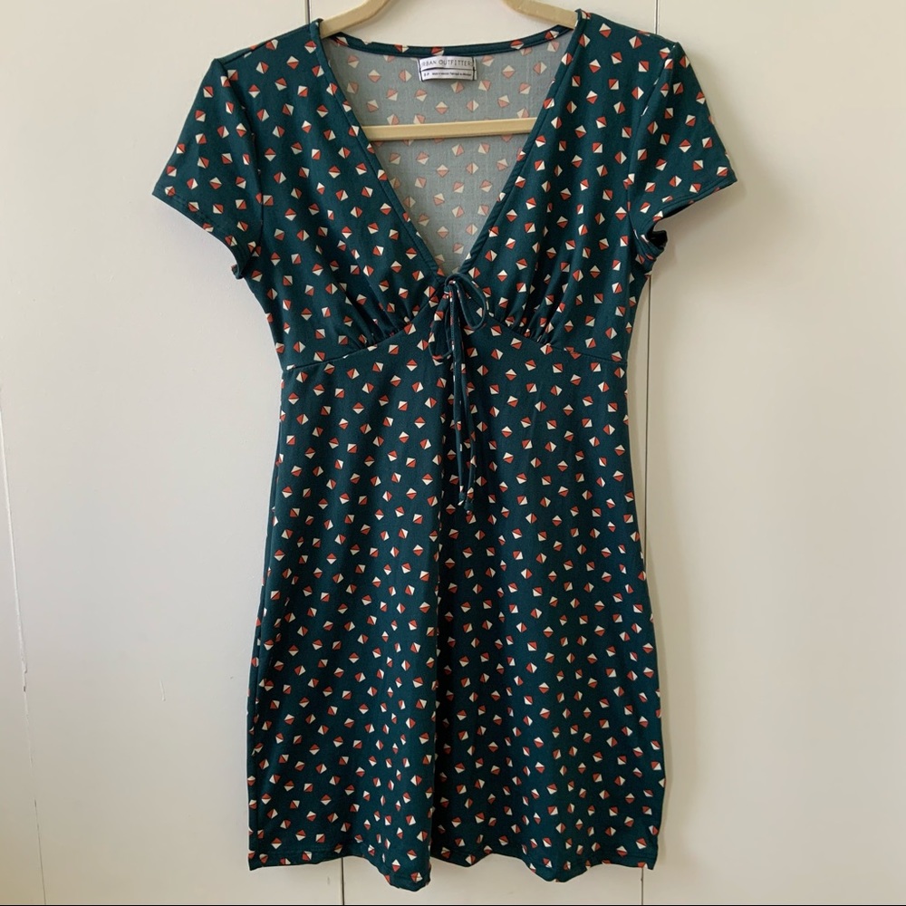NWOT urban outfitters tie-front mini dress